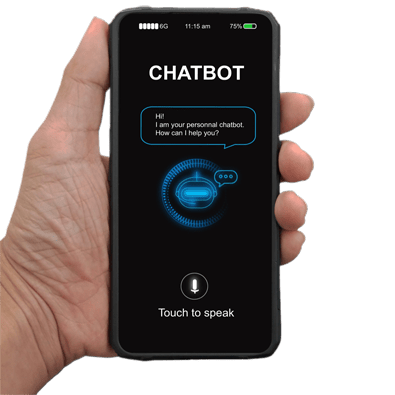 Chatbot am Handy